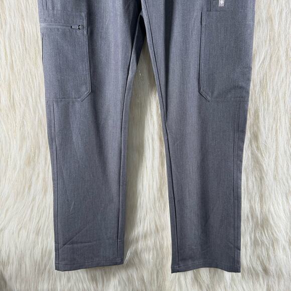 NWT Figs Cairo Scrub Pants Cargo Style Straight Leg Graphite Gray Mens Size M - Picture 4 of 9
